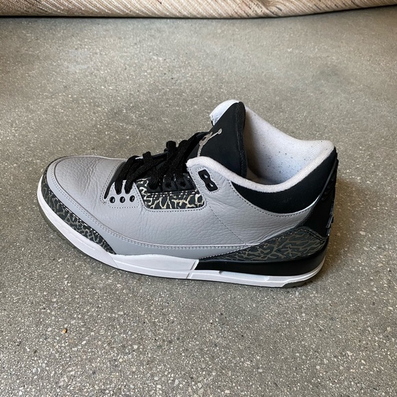 Nike Air Jordan 3 Retro Wolf Grey - Picture 9 of 9